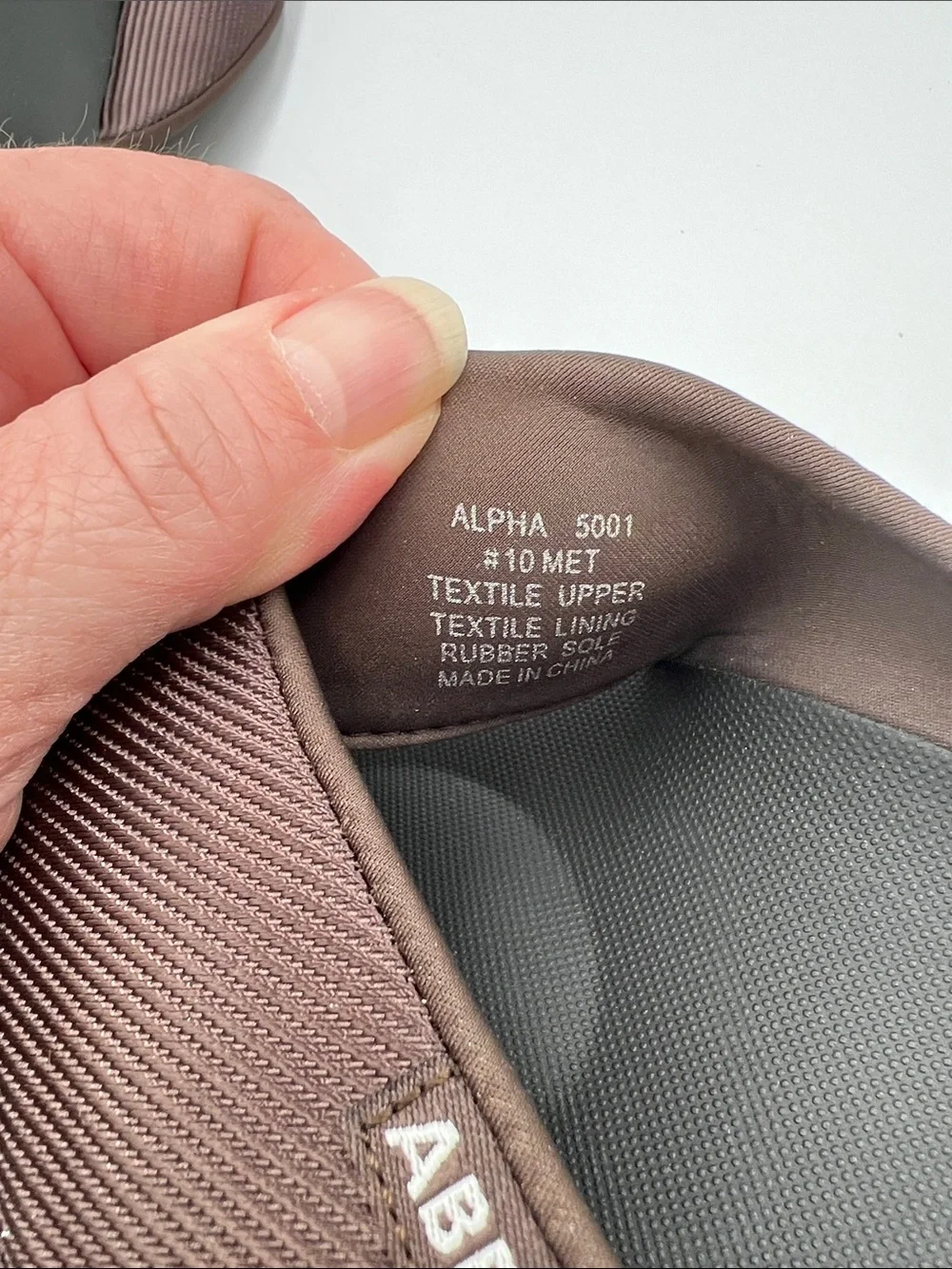 ABEO Alpha thong flipflop sandals shoe thong brown comfort footbed men 10